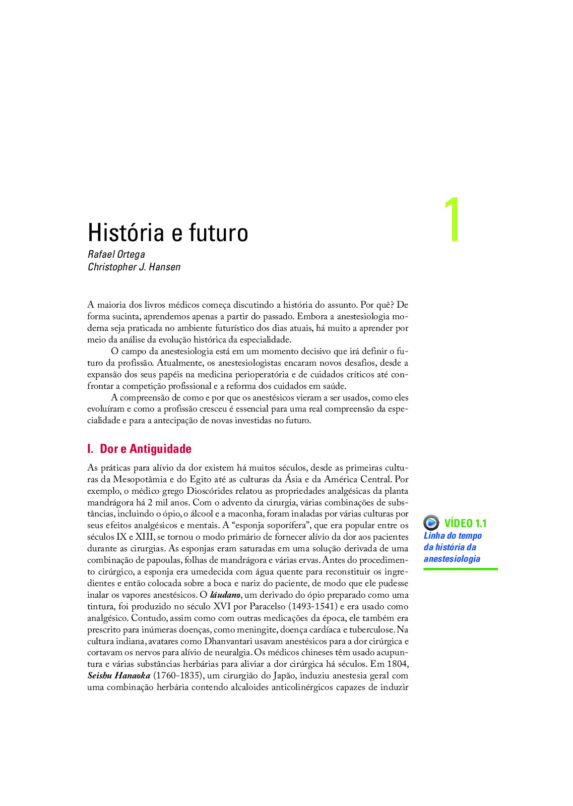 “História e Futuro” –  A Evolução da Anestesia (Artigo | PDF]