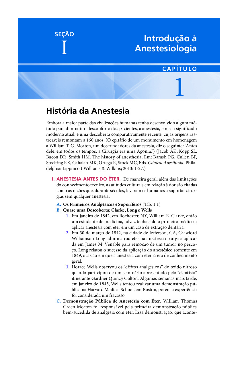 Artigo “Introdução à Anestesiologia” – Submarino [PDF]