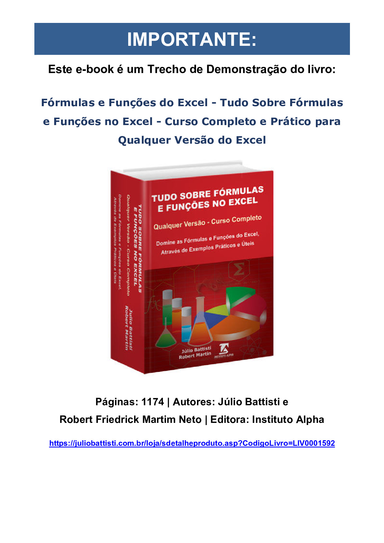 Fórmulas e Funções do Excel pdf | José Augusto
