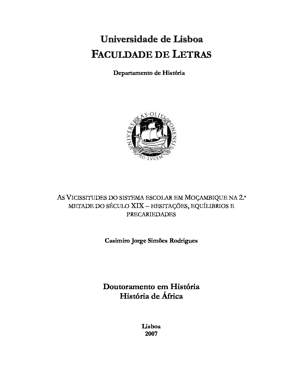 Manual de História de África