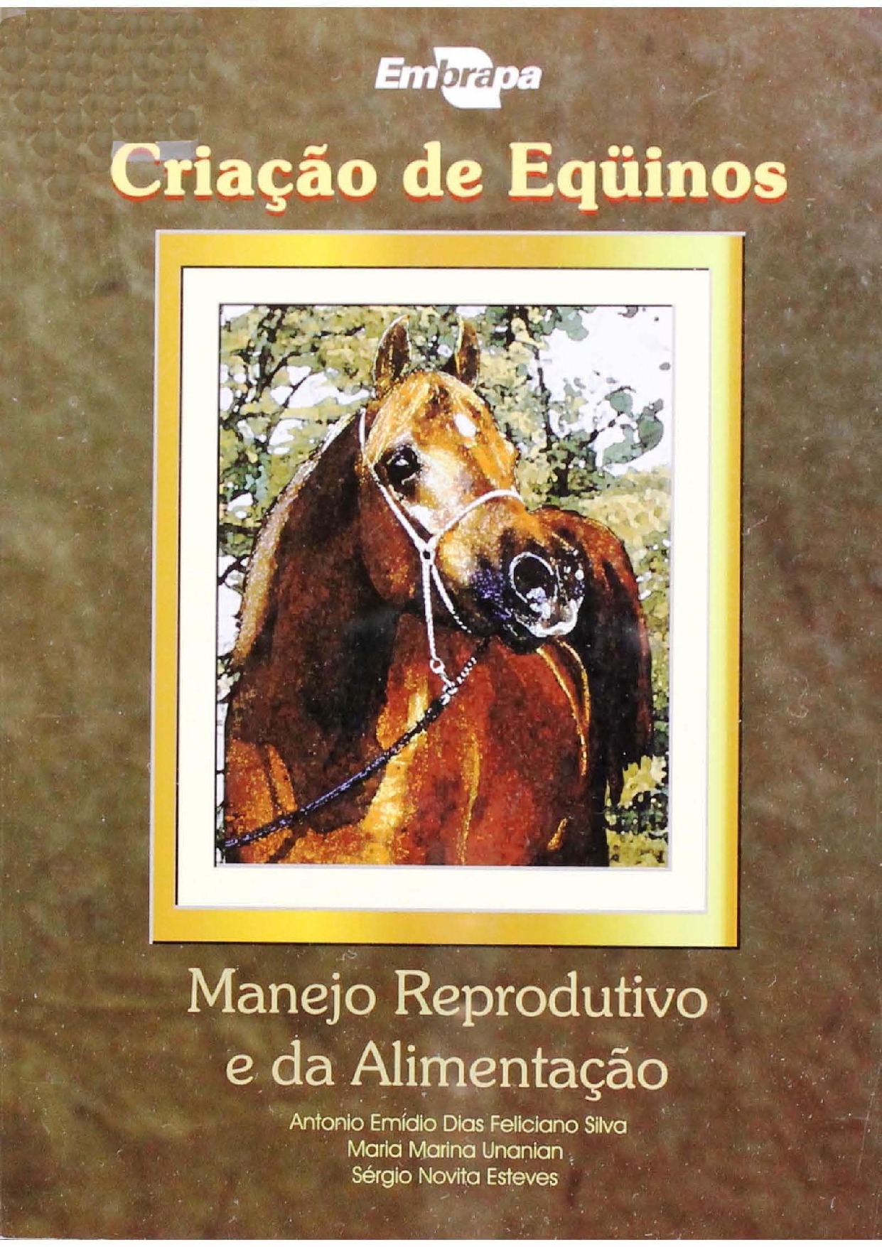 Criação de Equinos: Manejo Produtivo e da Alimentação.