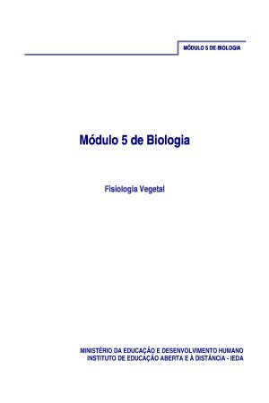 Módulo 5 de Biologia do 2º Ciclo