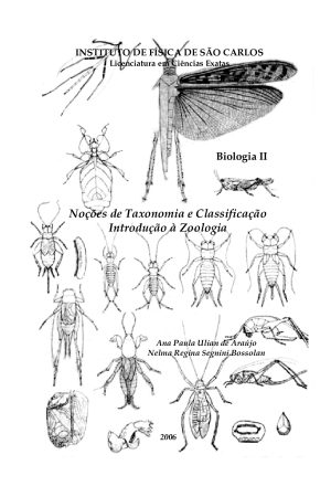 Livro “Introdução à Zoologia: Noções de Taxonomia e Classificação” – Araújo & Bossolan – em PDF