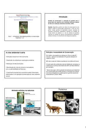 Introdução: diversidade genética e conservação [Fabrício R. Santos]