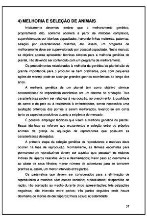 MELHORIA E SELEÇÃO DE ANIMAIS – Manual pártico de cunicultura parte 2