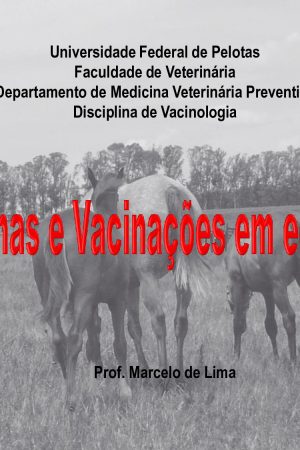 Vacinas e Vacinações em equinos (Marcelo de Lima)