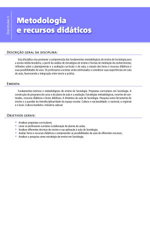 Metodologia e recursos didáticos