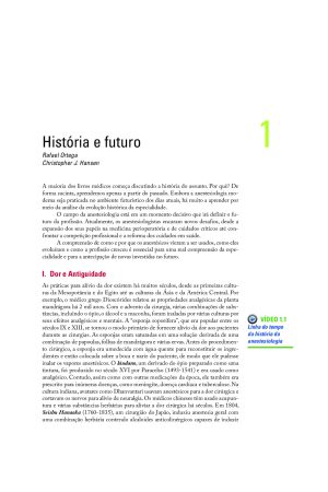 “História e Futuro” –  A Evolução da Anestesia (Artigo | PDF]