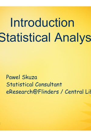 Introduction to Statistical Analysis – Pawel Skuza